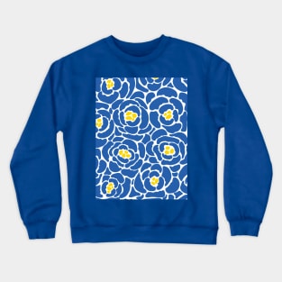 Ukraine flag color pattern Crewneck Sweatshirt